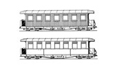 Ferro Train 701-305 - Austrian BBÖ C4ih/s 3205 7 windows